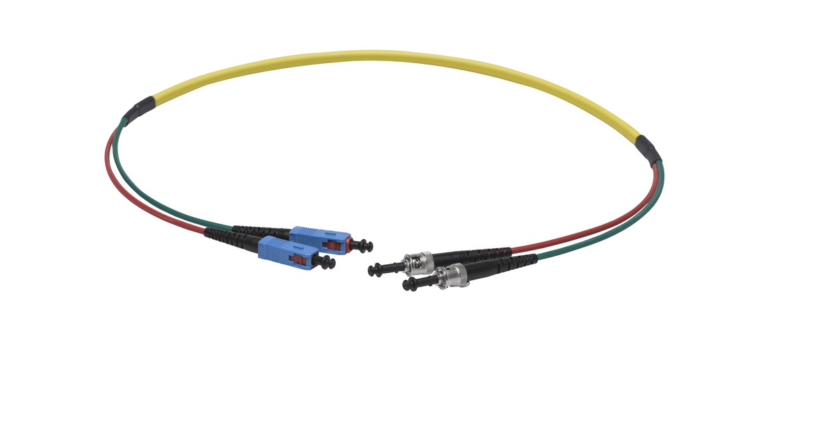 VL Dupl. Fig. 0 9/125 ST/SC gb 9.0m