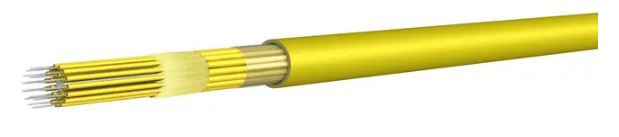 LWL Breakout 1.4mm H+S 24x9/125 LSFH 10.6mm gelb Cca