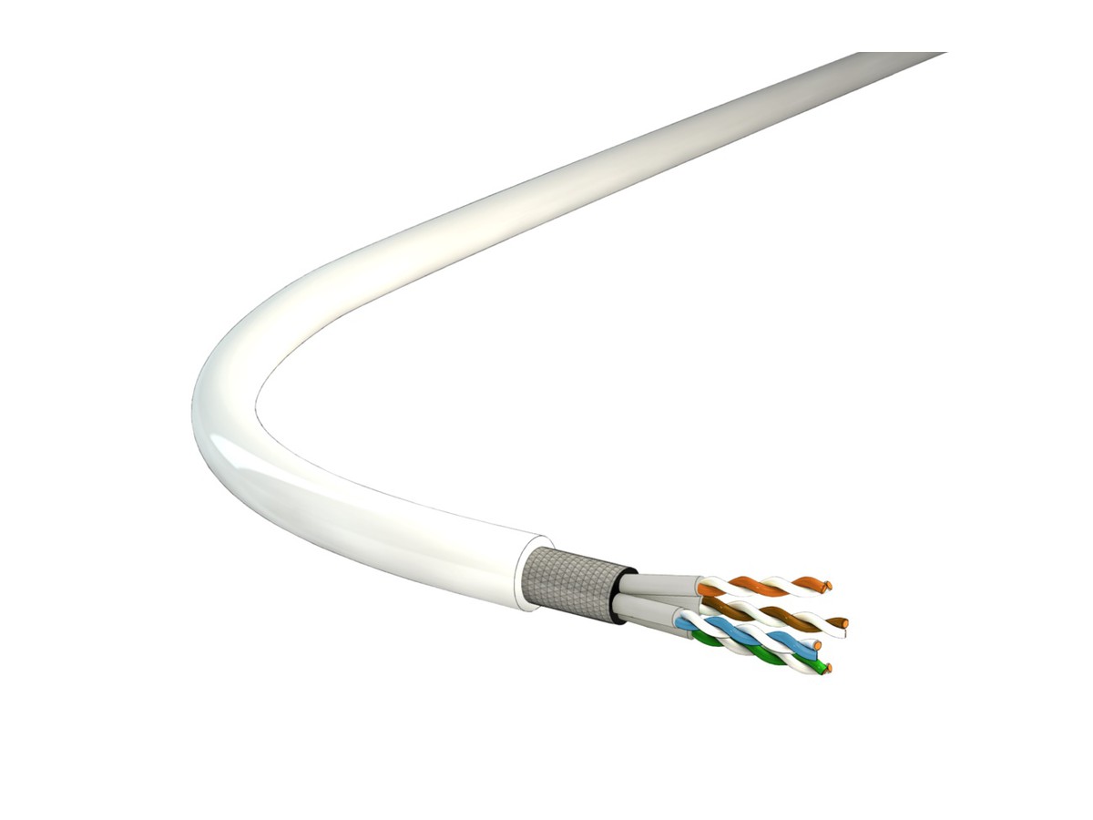 Multinet 722 Kat.7A S/FTP 4x2xAWG22 LSHF weiss Cca NVP76