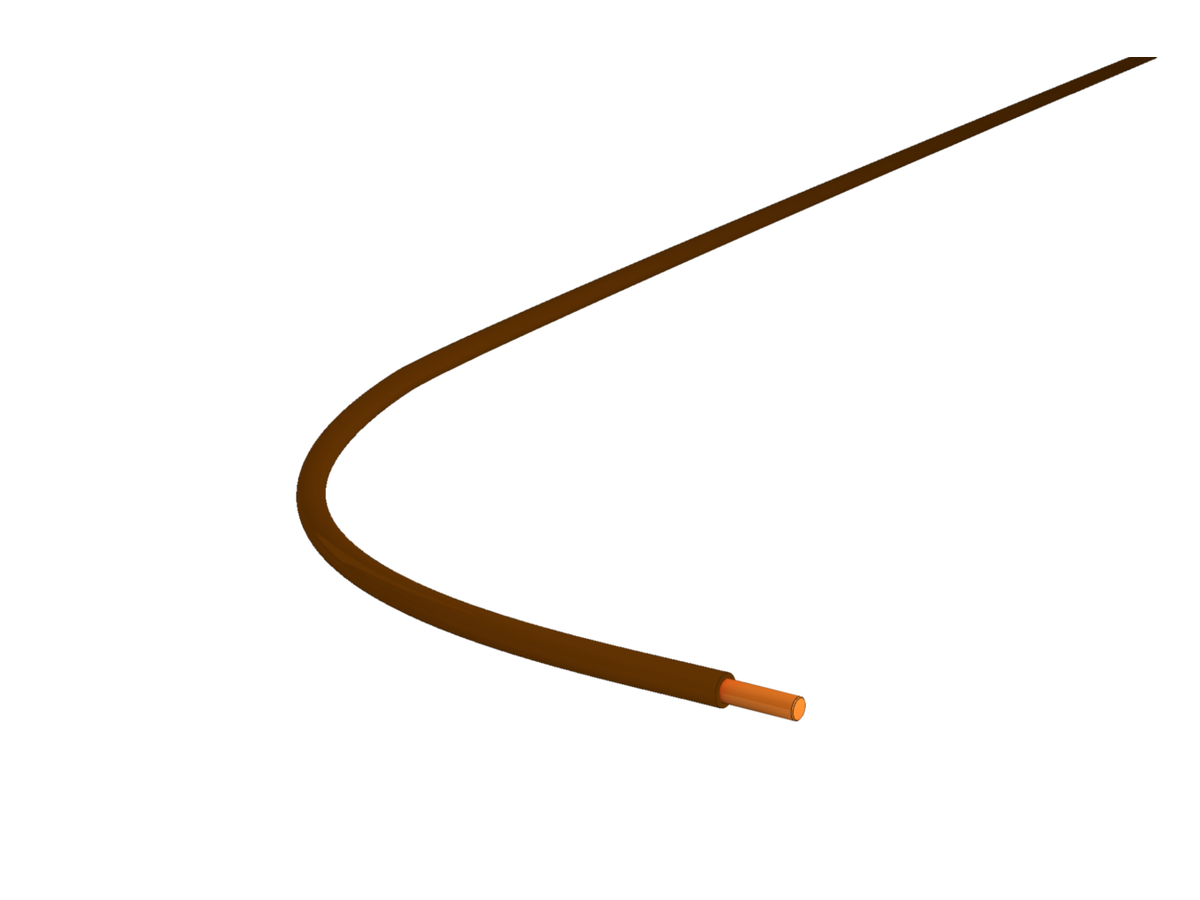 T-Draht 6 mm2 braun Eca