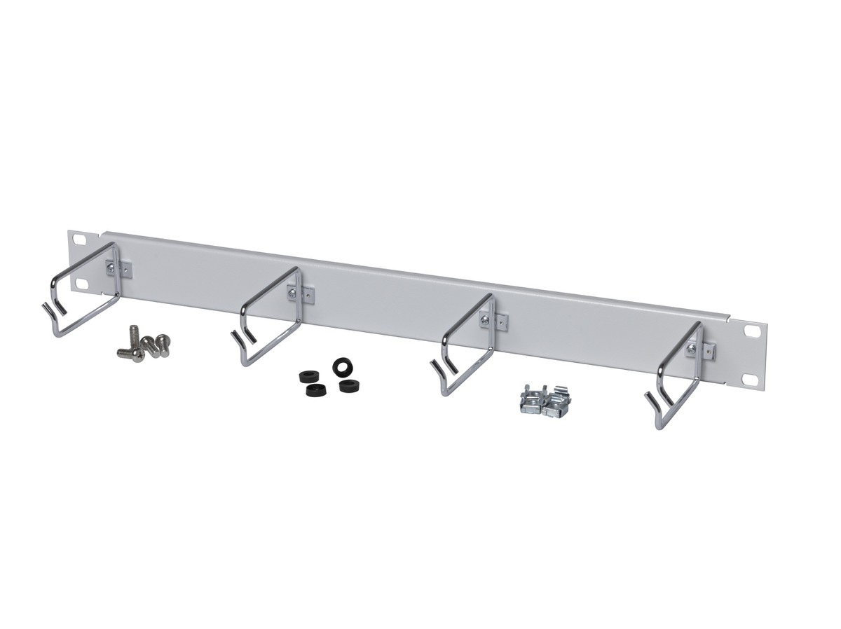 AMP 19" Rangierpl. 4 Bügel 1HE 80mm gu