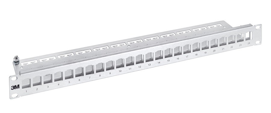 Corning  Patchpanel 24 Port 1HE leer ALU blank