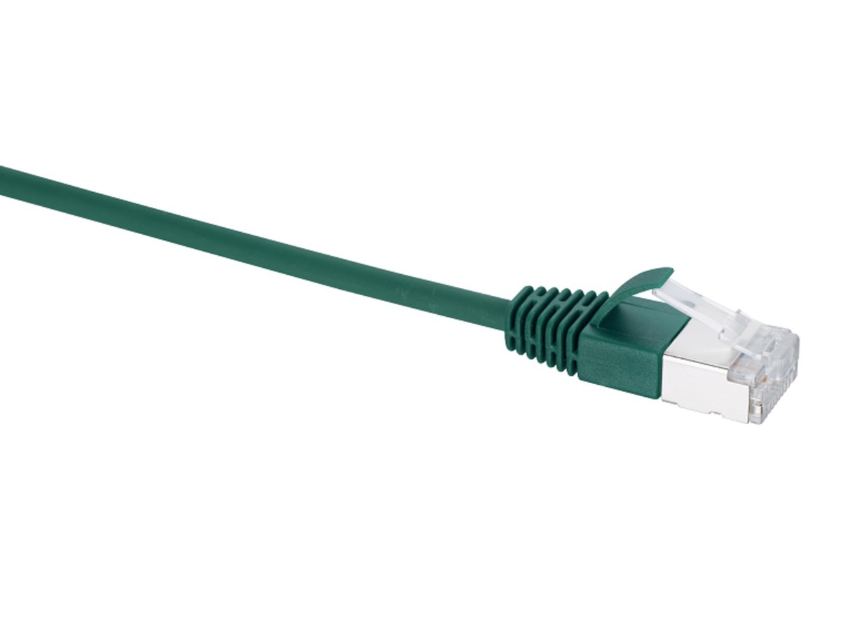 Slim Patchkabel Kat.6a grün 4m