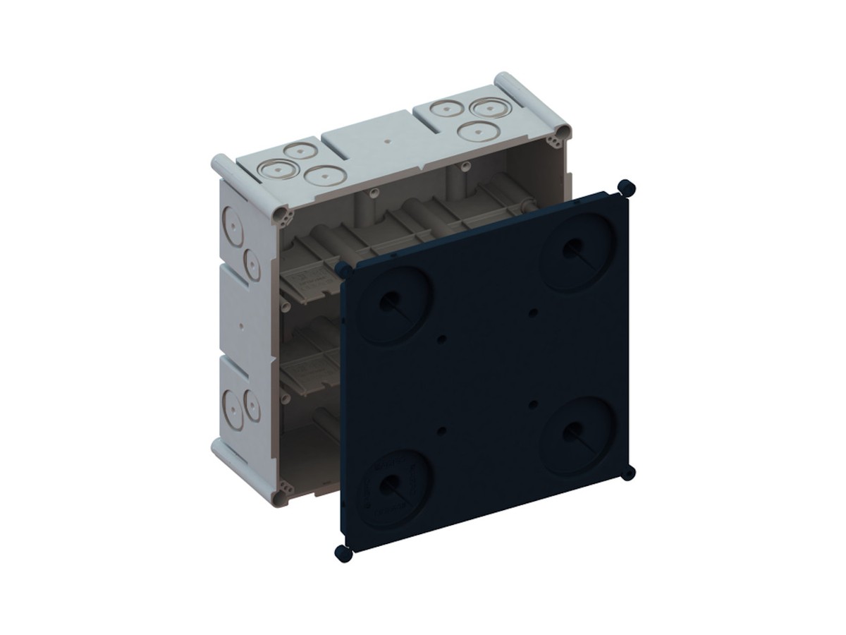UP-Einlasskasten Varifix 197x197x70mm (3x3), grau