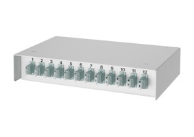 LWL AP Box zu ML 3xLC/Dupl. MST OM3 türkis