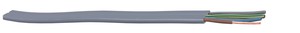 Câble plat Technofil 5x1.5 LNPE PVC gris