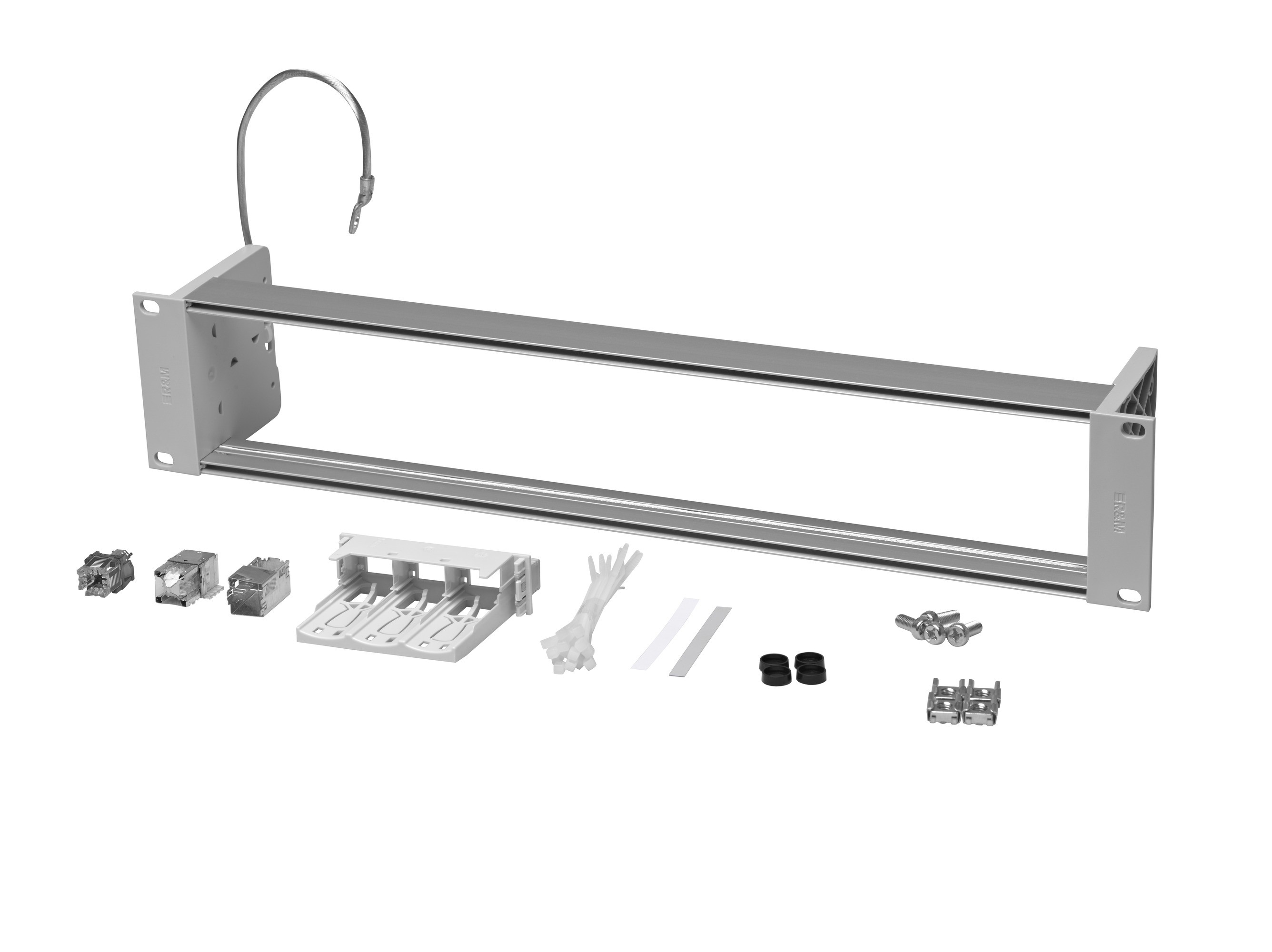 R&M Patch panel Global 19" 2U 48xRJ45/s Kat. 6A ISO