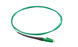 Pig-tail H+S un côté LC/APC 9/125 vert 2m