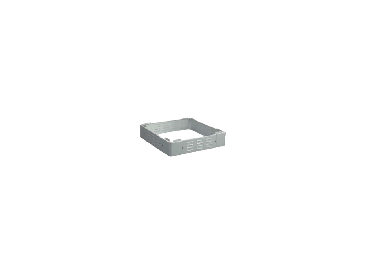 Socle 640x800x100 pour rack au sol RAL7035