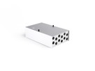 Bündeladeraufteiler Box gross 12xM16 Alu eloxiert 250x70x150mm