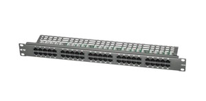 AMP Voice-Panel 50xRJ45 1HE UTP gu