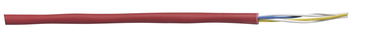 Brandmeldekabel 10x2x0.8 hf rot Cca