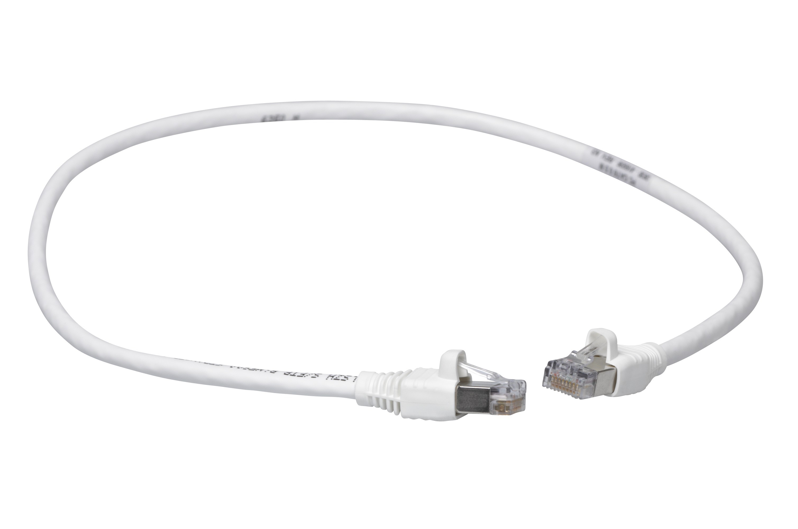 AMP AK RJ45 600MHz S/STP 5.0m blanc