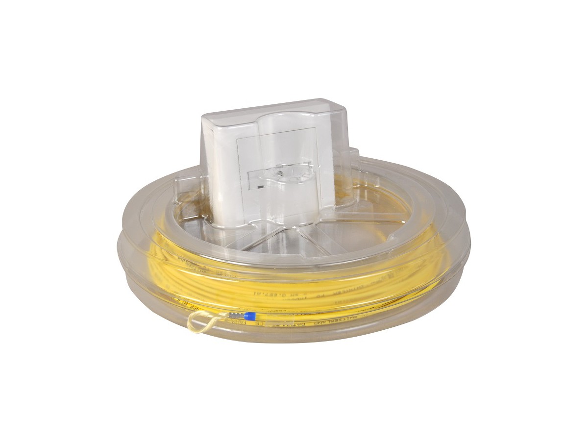 FTTH AP vorkonf. mit Haltebügel, 4 x LC/APC / 2 x LC/APC Kupplung, 70m