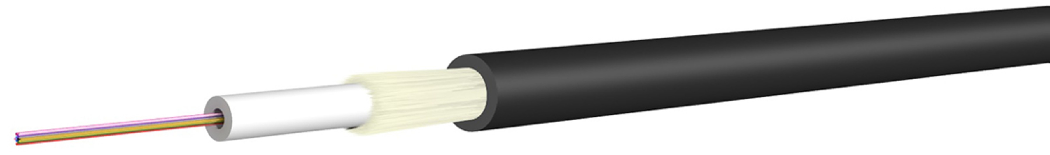 LWL Kabel H+S 48xOM3 NS LSFH 9.6mm sz Dca 9kN