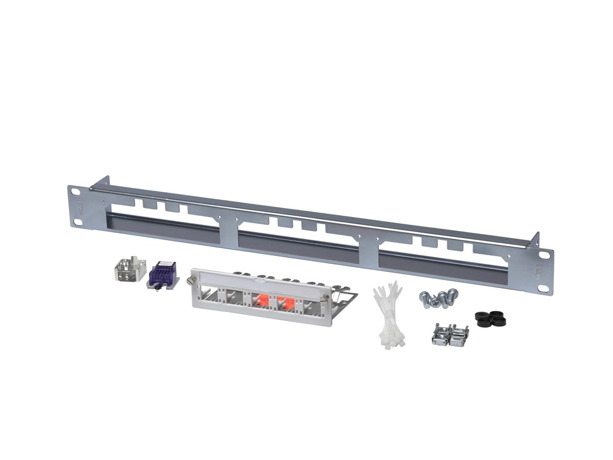 R&M Panel 1HE 15xRJ45/s Kat.6 kompl.