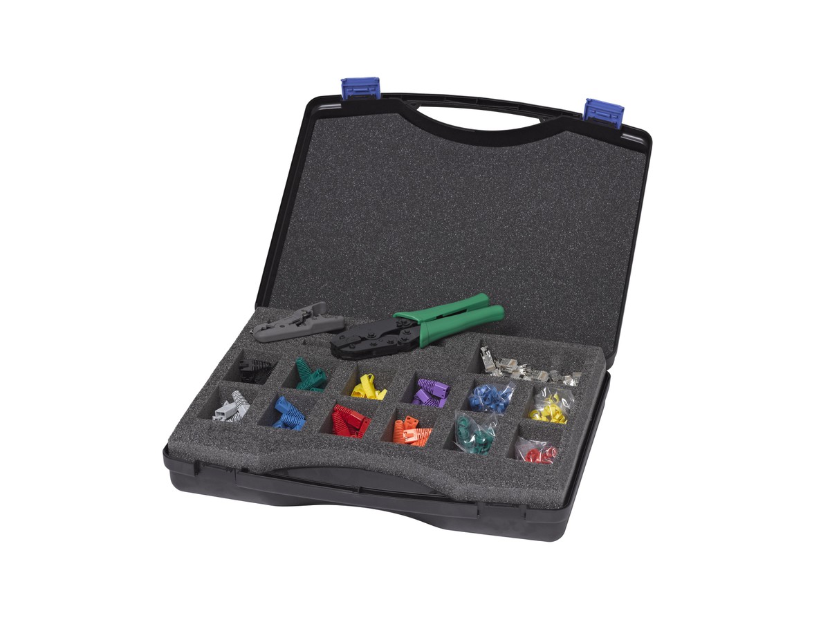 Koffer-Set Hirose Kat.5e STP kompl.